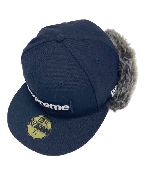 SUPREME（シュプリーム）Supreme (シュプリーム) New Era (ニューエラ) キャップ ネイビー サイズ:7 1/2の古着・服飾アイテム