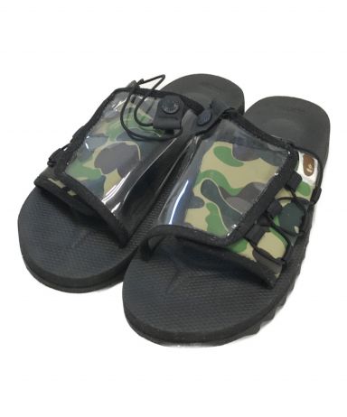 中古・古着通販】A BATHING APE (アベイシングエイプ) suicoke (スイコック) サンダル ブラック  サイズ:23｜ブランド・古着通販 トレファク公式【TREFAC FASHION】スマホサイト