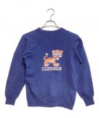 COLLEGIATE PACIFICカレッジパシフィック）の古着「カラーフロッキースウェット」｜ネイビー