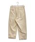 MAATEE&SONS (マーティーアンドサンズ) 弱テーパードCINO TROUSERS GARMENT DYED ベージュ サイズ:１：17000円