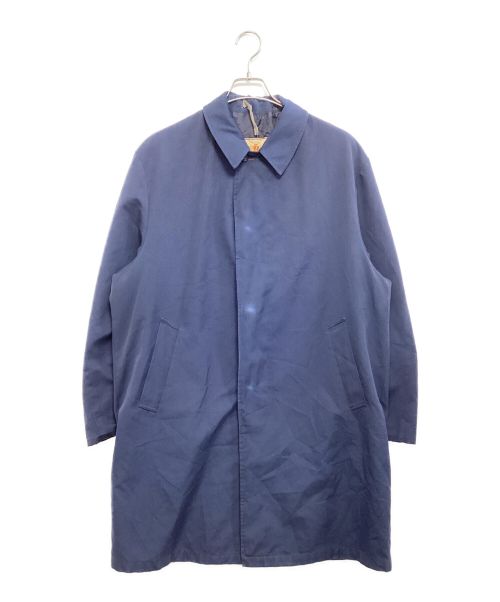 BARACUTA（バラクータ）BARACUTA (バラクータ) ヴィンテージステンカラーコート ネイビー サイズ:表記なしの古着・服飾アイテム