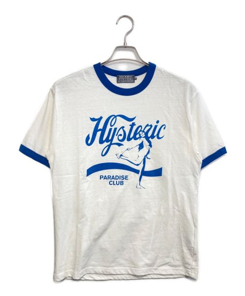 Hysteric Glamour（ヒステリックグラマー）Hysteric Glamour (ヒステリックグラマー) リンガーTシャツ ホワイト サイズ:Mの古着・服飾アイテム