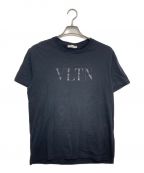 VALENTINOヴァレンティノ）の古着「VLTN S/S T-SHIRT」｜ブラック