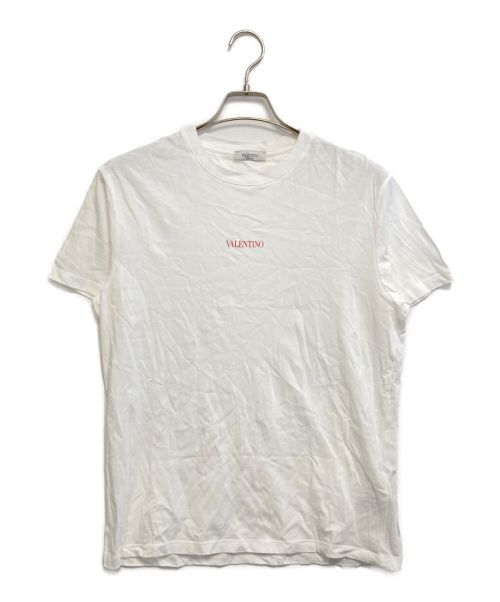 VALENTINO（ヴァレンティノ）VALENTINO (ヴァレンティノ) フロントロゴプリントTシャツ ホワイト サイズ:Sの古着・服飾アイテム