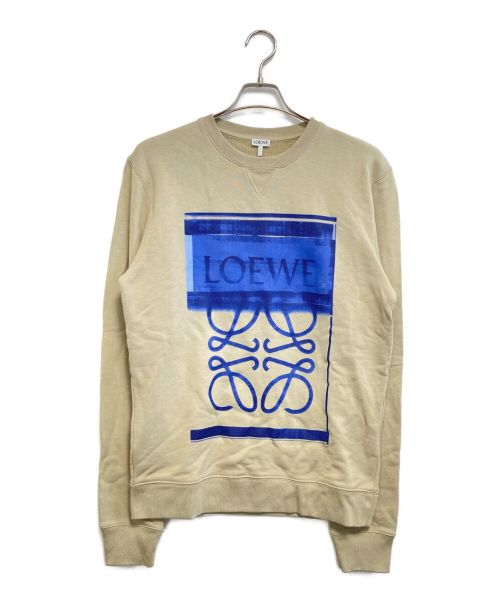 LOEWE（ロエベ）LOEWE (ロエベ) PHOTOCOPY ANAGRAM SWEATSHIRT ベージュ サイズ:Sの古着・服飾アイテム