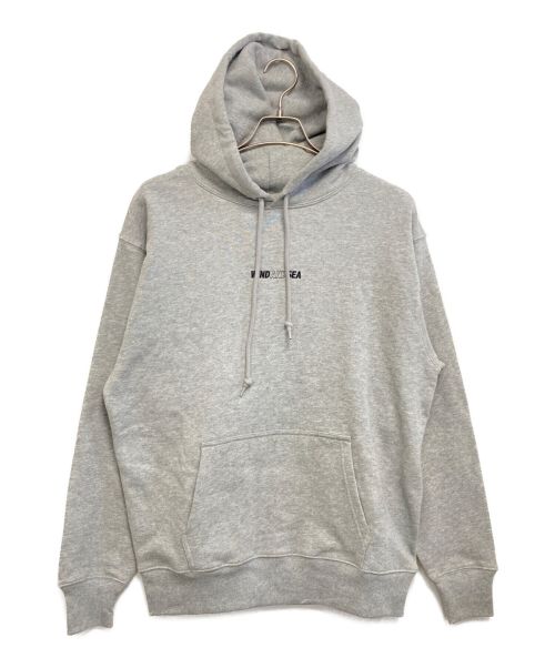 WIND AND SEA（ウィンド アンド シー）WIND AND SEA (ウィンダンシー) WAVE PRINT HOODIE グレー サイズ:Mの古着・服飾アイテム