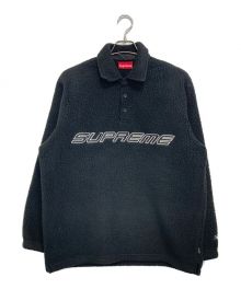 SUPREME（シュプリーム）の古着「Polartec L/S polo」｜ブラック