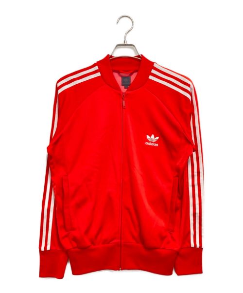 adidas（アディダス）adidas (アディダス) トラックジャケット レッド サイズ:Lの古着・服飾アイテム