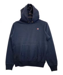 Champion（チャンピオン）の古着「リバースウィーブスウェットパーカー」｜ブラック