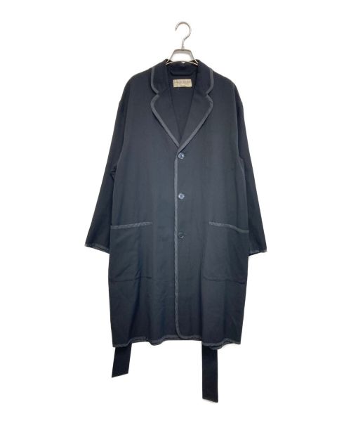 ROBE DE CHAMBRE COMME DES GARCONS（ローブドシャンブル コムデギャルソン）ROBE DE CHAMBRE COMME DES GARCONS (ローブドシャンブル コムデギャルソン) 80’sウールベルテッドコート ブラック サイズ:表記なしの古着・服飾アイテム