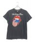 バンドTシャツ（バンドTシャツ）の古着「80’sRolling Stones(ローリング・ストーンズ)バンドTシャツ」｜ブラック