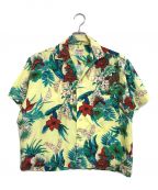 LUAU×shirt jacルアウ×）の古着「60’sレーヨンアロハシャツ」｜イエロー