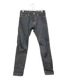 EVISU（エビス）の古着「Carrot-fit Denim Jeans with Allover Daruma Daicock Print」｜インディゴ