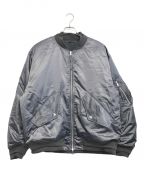 SUPERTHANKSスーパーサンクス）の古着「Over size MA-1 flight jacket」｜グレー