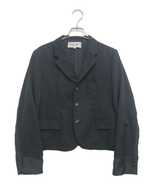 ROBE DE CHAMBRE COMME DES GARCONS（ローブドシャンブル コムデギャルソン）ROBE DE CHAMBRE COMME DES GARCONS (ローブドシャンブル コムデギャルソン) テーラードジャケット ブラック サイズ:Mの古着・服飾アイテム