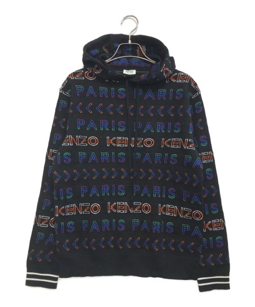 KENZO（ケンゾー）KENZO (ケンゾー) ニットパーカー ブラック サイズ:XSの古着・服飾アイテム