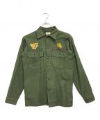 VINTAGE MILITARYヴィンテージ ミリタリー）の古着「US ARMY 70sユーティリティーシャツ」｜グリーン