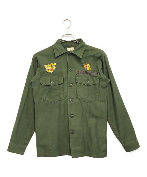 VINTAGE MILITARY（ヴィンテージ ミリタリー）VINTAGE MILITARY (ヴィンテージ ミリタリー) US ARMY 70sユーティリティーシャツ グリーン サイズ:表記なしの古着・服飾アイテム