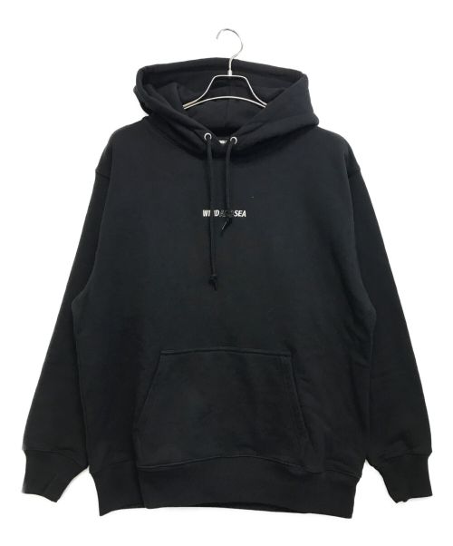 WIND AND SEA（ウィンド アンド シー）WIND AND SEA (ウィンダンシー) WAVE PRINT HOODIE ブラック サイズ:Lの古着・服飾アイテム