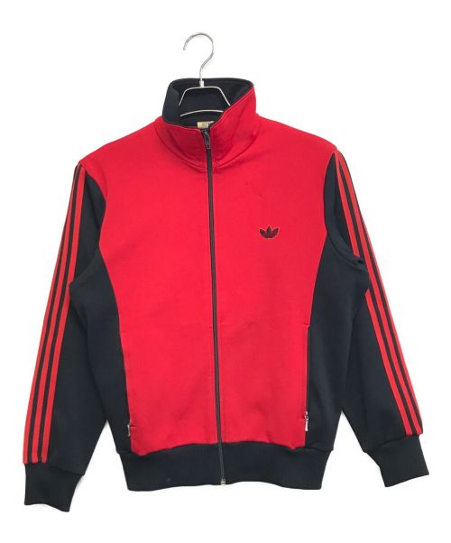 adidas（アディダス）adidas (アディダス) トラックジャケット ブラック×レッド サイズ:Mの古着・服飾アイテム