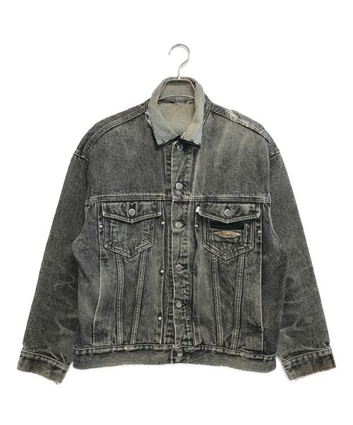 LEVI'S（リーバイス）LEVI'S (リーバイス) ブラックデニムジャケット ブラック サイズ:表記なしの古着・服飾アイテム