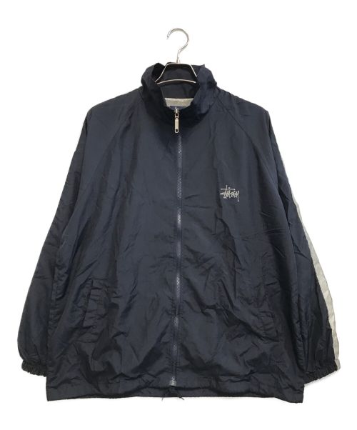 stussy（ステューシー）stussy (ステューシー) ジップアップジャケット ネイビー サイズ:表記なしの古着・服飾アイテム