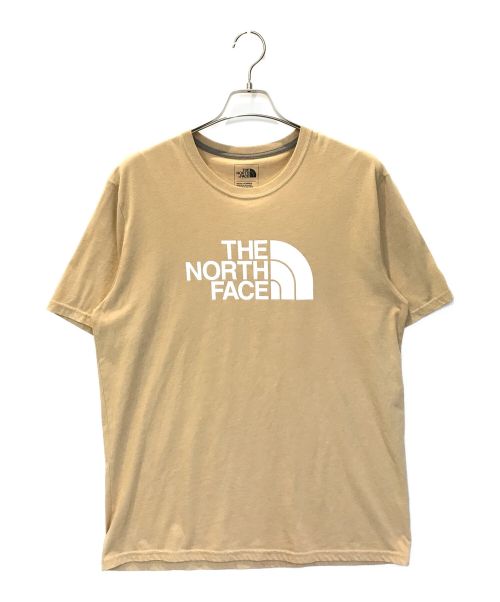 THE NORTH FACE（ザ ノース フェイス）THE NORTH FACE (ザ ノース フェイス) ロゴプリントTシャツ ベージュ サイズ:Lの古着・服飾アイテム