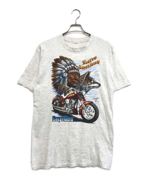 VINTAGE（ヴィンテージ）VINTAGE (ヴィンテージ/ビンテージ) Tシャツ グレー サイズ:タグ欠損の為不明の古着・服飾アイテム