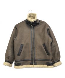 ALPHA INDUSTRIES（アルファインダストリーズ）の古着「B-3 フライトジャケット」｜ブラウン