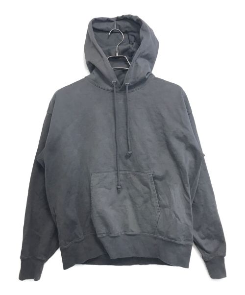 AURALEE（オーラリー）AURALEE (オーラリー) ORGANIC COTTON COMPACT SWEAT P/O PARKA グレー サイズ:1の古着・服飾アイテム