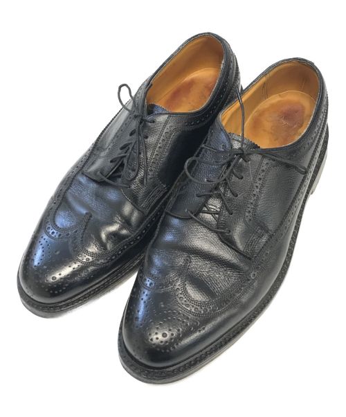 Florsheim（フローシャイム）Florsheim (フローシャイム) ウィングチップシューズ ブラウン サイズ:8 1/2の古着・服飾アイテム