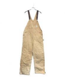 CarHartt（カーハート）の古着「裏地キルティングオーバーオール」｜ベージュ