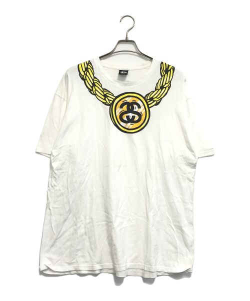 stussy（ステューシー）stussy (ステューシー) Tシャツ ホワイト サイズ:XLの古着・服飾アイテム