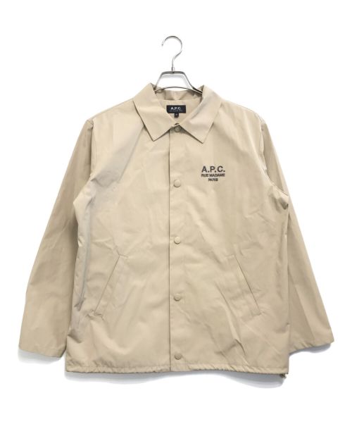 A.P.C.（アーペーセー）A.P.C. (アーペーセー) BLOUSON RAYMOND コーチジャケット ベージュ サイズ:XSの古着・服飾アイテム