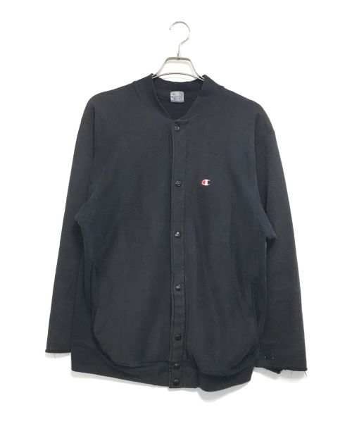 Champion（チャンピオン）Champion (チャンピオン) リバースウィーブスウェットカーディガン ブラック サイズ:Lの古着・服飾アイテム