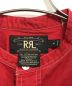 中古・古着 RRL (ダブルアールエル) ノーカラーシャツ レッド サイズ:M：9000円