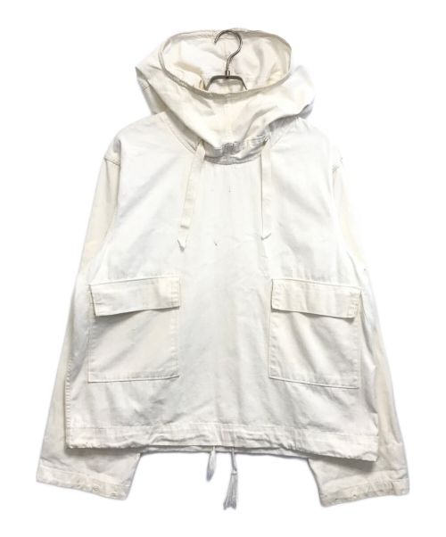 VINTAGE MILITARY（ヴィンテージ ミリタリー）VINTAGE MILITARY (ヴィンテージ ミリタリー) U'S NAVY サルベージパーカー ホワイト サイズ:表記なしの古着・服飾アイテム