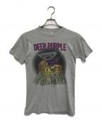 バンドTシャツバンドTシャツ）の古着「80s DEEP PURPLE(ディープ・パープル) バンドTシャツ」｜グレー