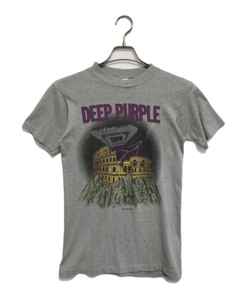 バンドTシャツ（バンドTシャツ）バンドTシャツ (バンドTシャツ) 80s DEEP PURPLE(ディープ・パープル) バンドTシャツ グレー サイズ:Sの古着・服飾アイテム