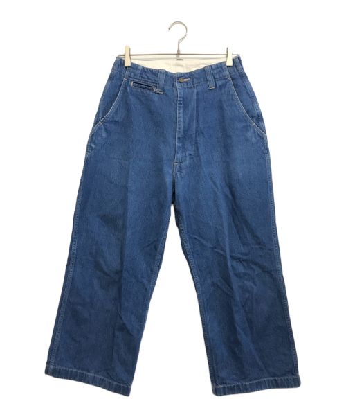 E.TAUTZ（イートーツ）E.TAUTZ (イートーツ) CORE FIELD TROUSERS DENIM インディゴ サイズ:28の古着・服飾アイテム