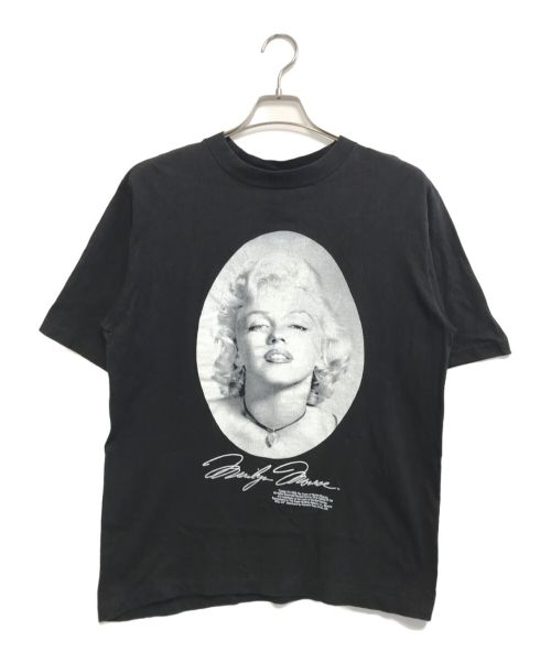 VINTAGE（ヴィンテージ/ビンテージ）VINTAGE (ヴィンテージ/ビンテージ) Marilyn Monroe（マリリンモンロー）　アーティストTシャツ ブラック サイズ:Lの古着・服飾アイテム