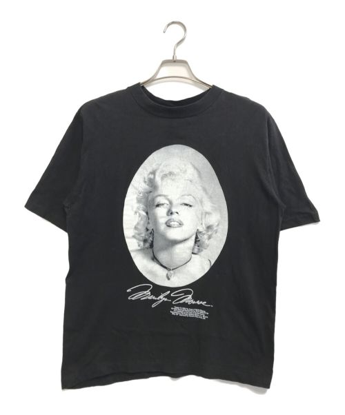 VINTAGE（ヴィンテージ）VINTAGE (ヴィンテージ/ビンテージ) Marilyn Monroe（マリリンモンロー）　アーティストTシャツ ブラック サイズ:Lの古着・服飾アイテム