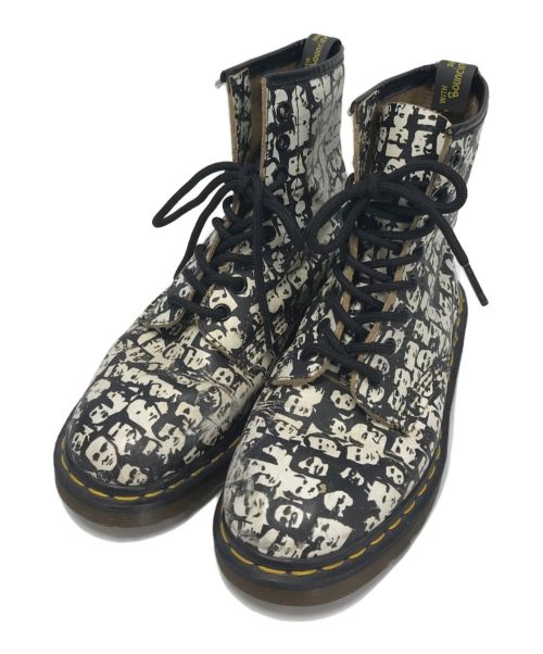 Dr.Martens（ドクターマーチン）Dr.Martens (ドクターマーチン) 8ホールブーツ ホワイト サイズ:4の古着・服飾アイテム