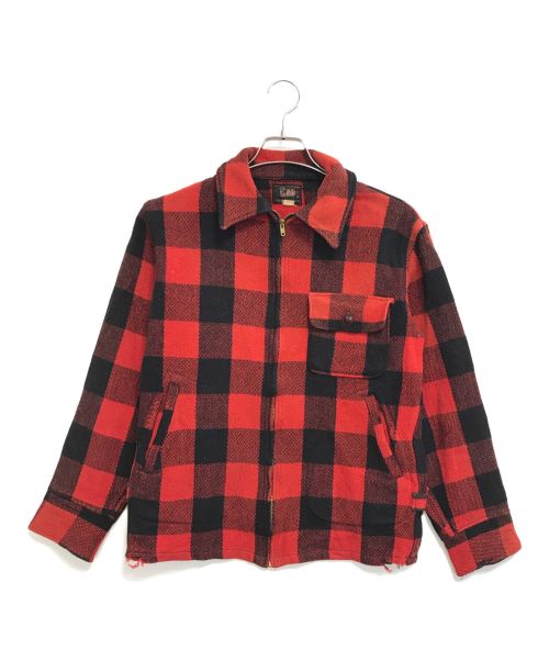 WOOLRICH（ウールリッチ）WOOLRICH (ウールリッチ) ウールスポーツジャケット レッド サイズ:38の古着・服飾アイテム