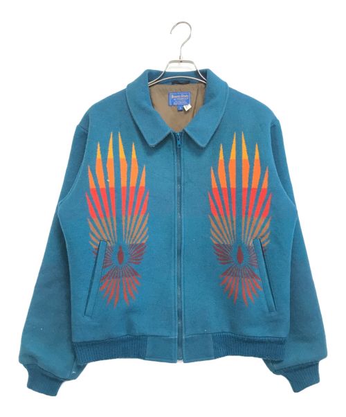 PENDLETON（ペンドルトン）PENDLETON (ペンドルトン) ネイティブウールジャケット スカイブルー サイズ:Sの古着・服飾アイテム