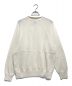 EVISEN (エビセン) BOUCLE COLLARED KNIT ホワイト サイズ:L 未使用品：12000円