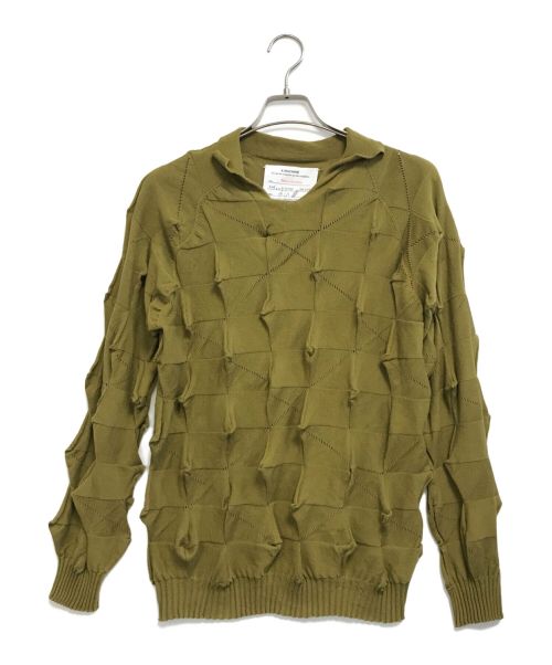 A MACHINE（エーマシン）A MACHINE (エーマシン) Not Shibori Sweater グリーン サイズ:表記なしの古着・服飾アイテム