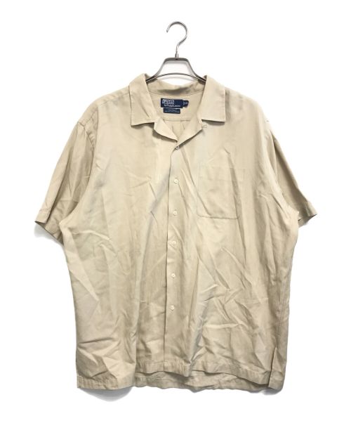 POLO RALPH LAUREN（ポロ・ラルフローレン）POLO RALPH LAUREN (ポロ・ラルフローレン) オープンカラーシャツ ベージュ サイズ:XXLの古着・服飾アイテム