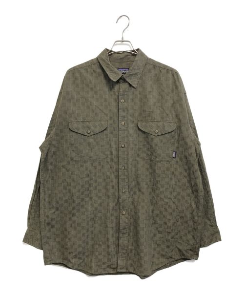 Patagonia（パタゴニア）Patagonia (パタゴニア) オーガニックコットンシャツ カーキ サイズ:XLの古着・服飾アイテム