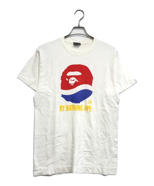 A BATHING APE（アベイシングエイプ）A BATHING APE (アベイシングエイプ) Tシャツ ホワイト サイズ:Lの古着・服飾アイテム